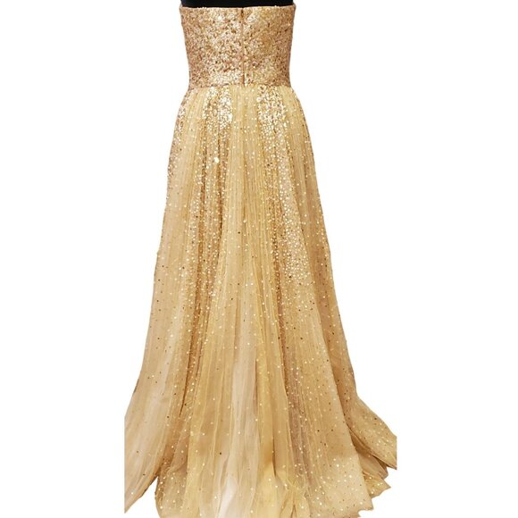 Wow Luxurious Couture Designer Evening Party Prom Glamorous Ballgown Gown Dress - Picture 11 of 16